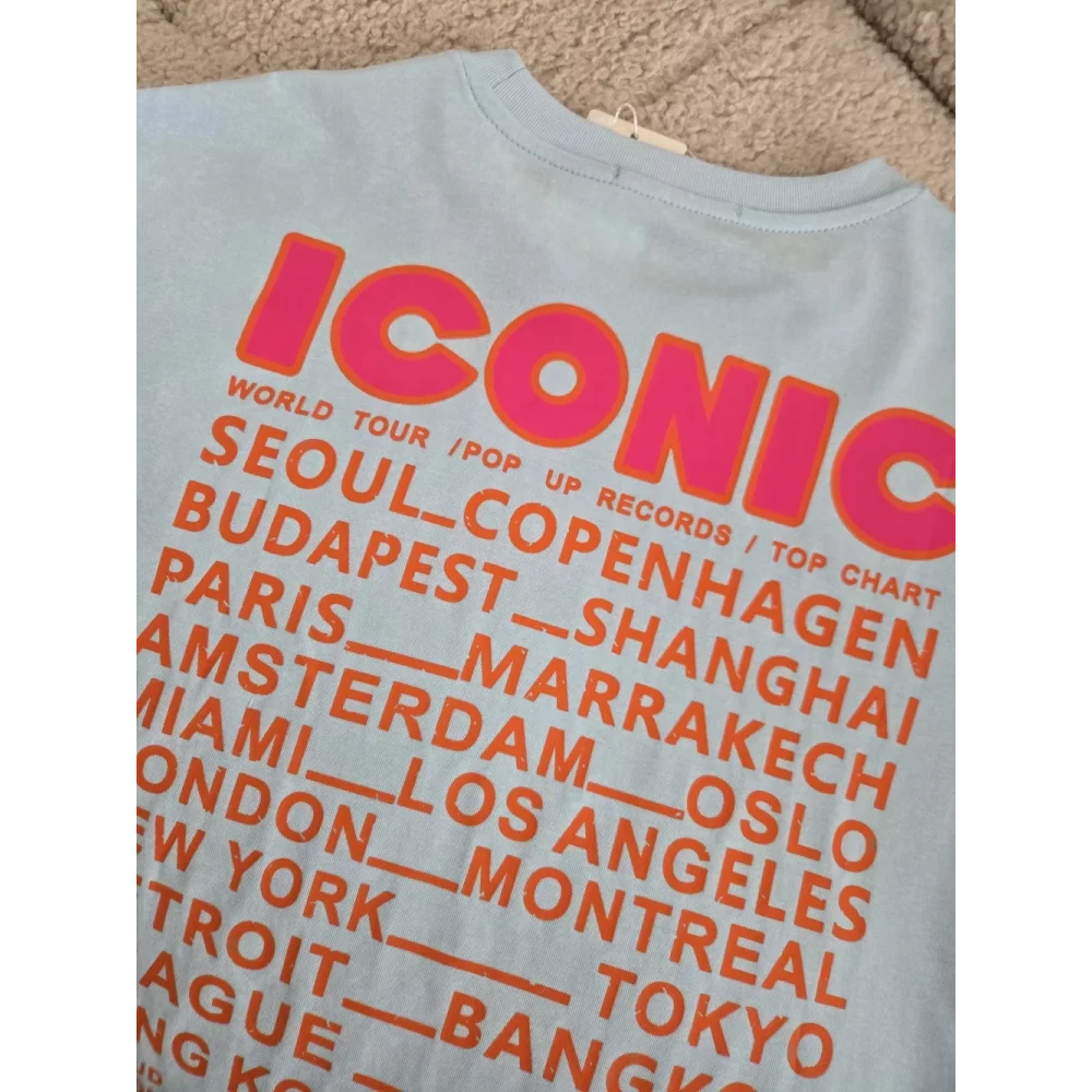 T-shirt Iconic bleu
