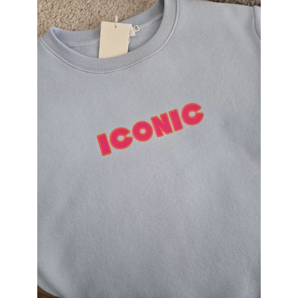 Sweat Iconic bleu ciel