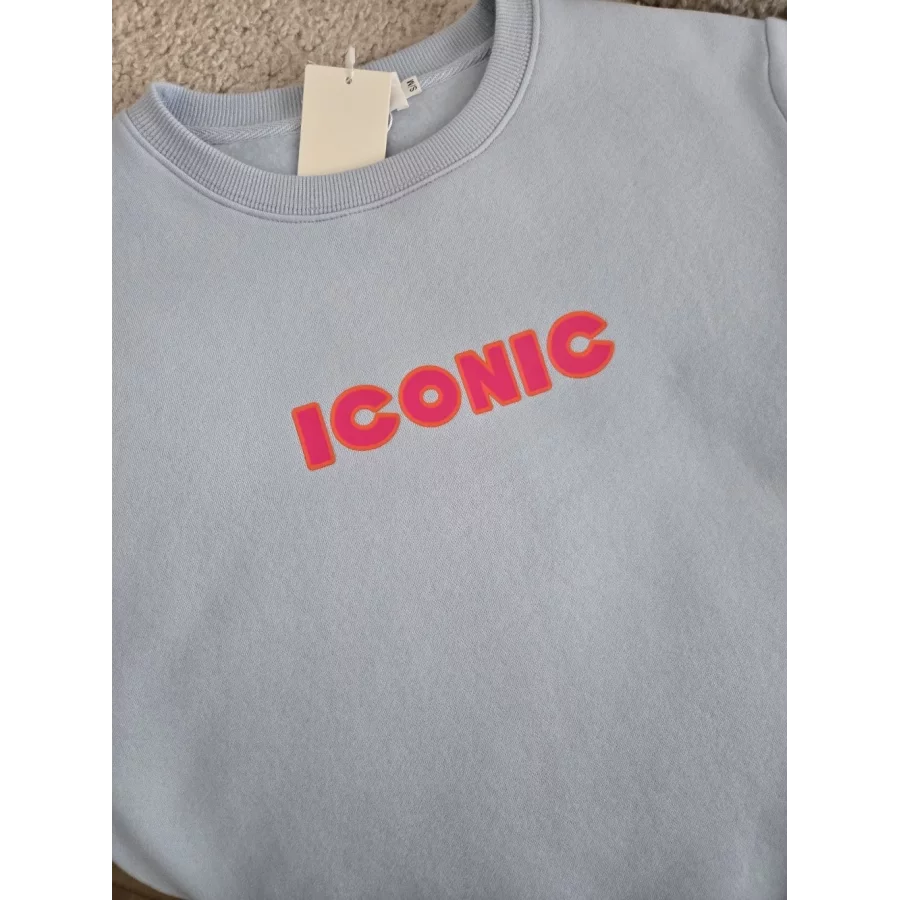 Sweat Iconic bleu ciel