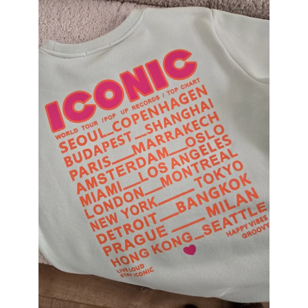 Sweat Iconic vert d'eau