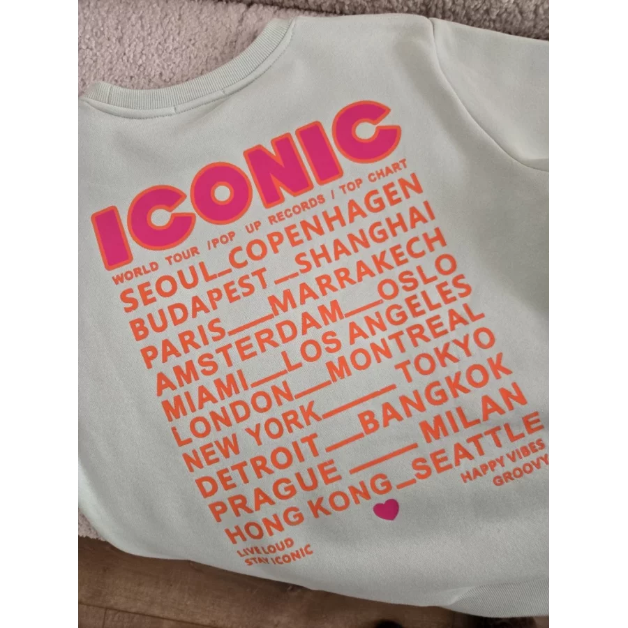 Sweat Iconic vert d'eau