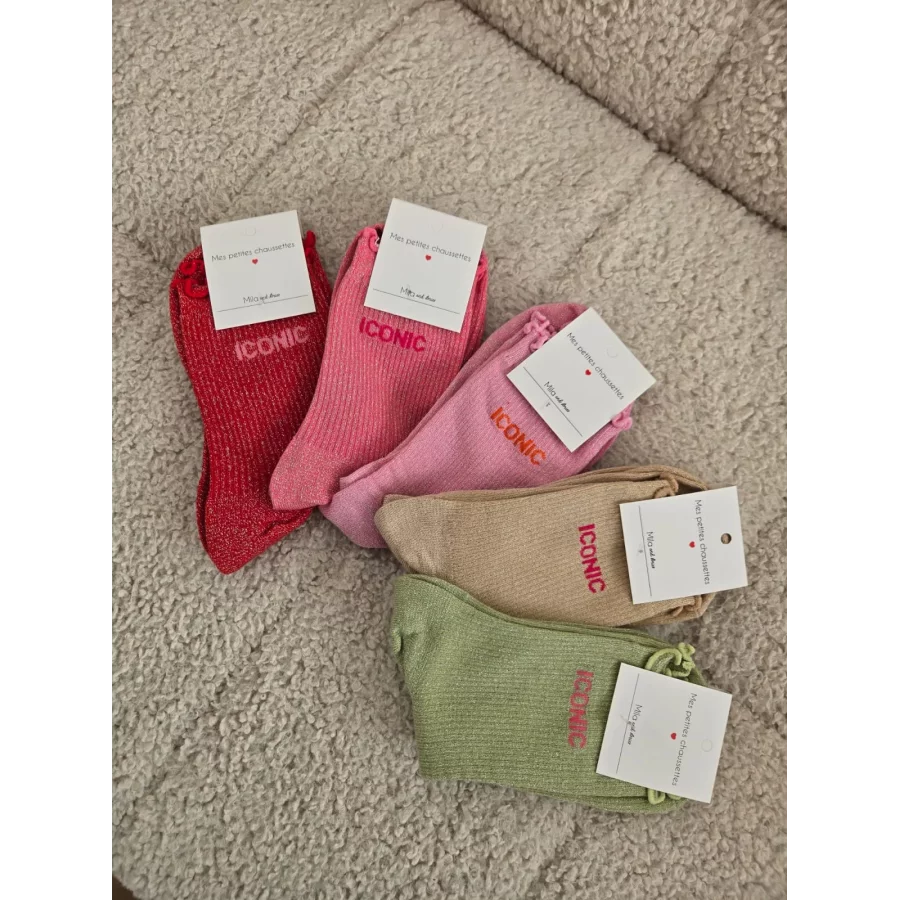 Chaussettes à paillettes ICONIC