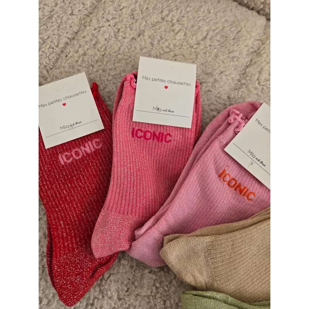 Chaussettes à paillettes ICONIC