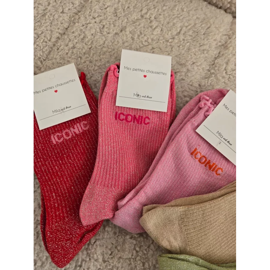 Chaussettes à paillettes ICONIC