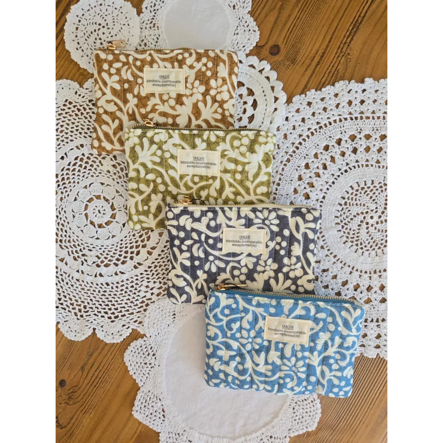 Pochette Trousse tissu UNIQUE