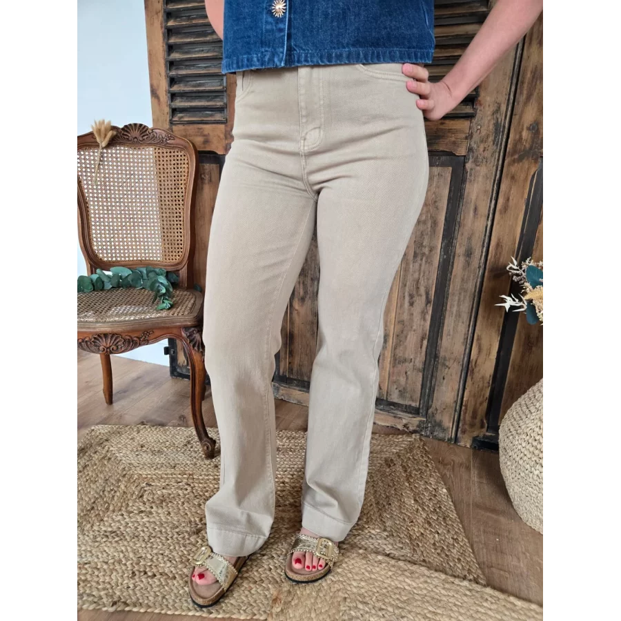 Jean Samuel wideleg taupe