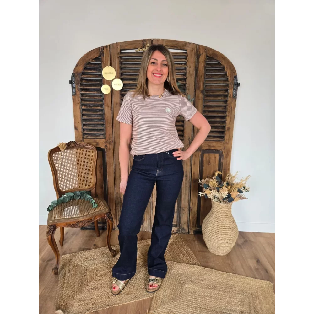 Jean Samuel wideleg bleu vintage