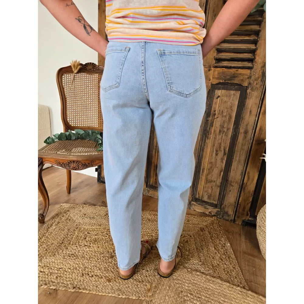 Jean Balloon / Barrel bleu delavé