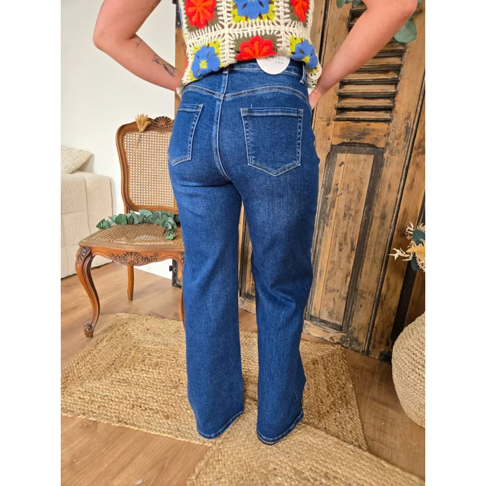 Jean wideleg Stan bleu stone