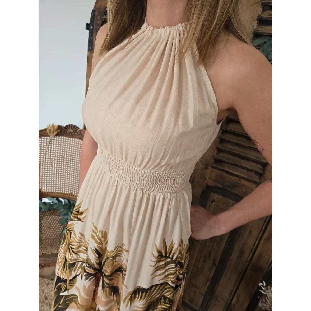 Robe longue Julia jungle