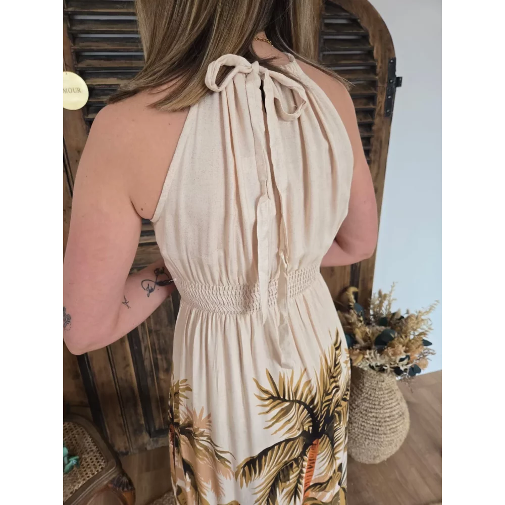 Robe longue Julia jungle