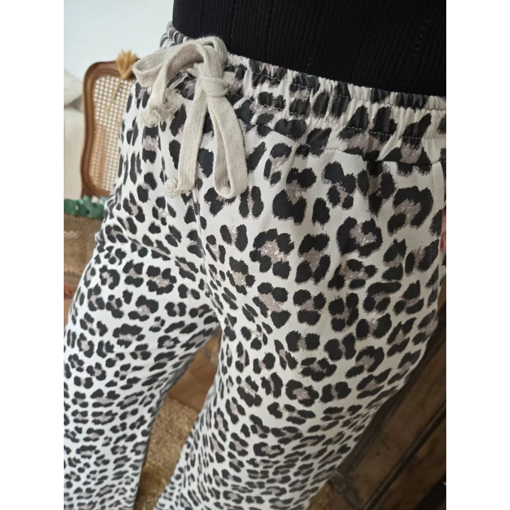 Jog pant Gatien Leopard beige