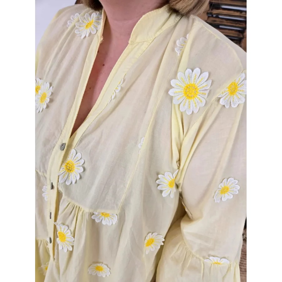 Robe Marguerite jaune