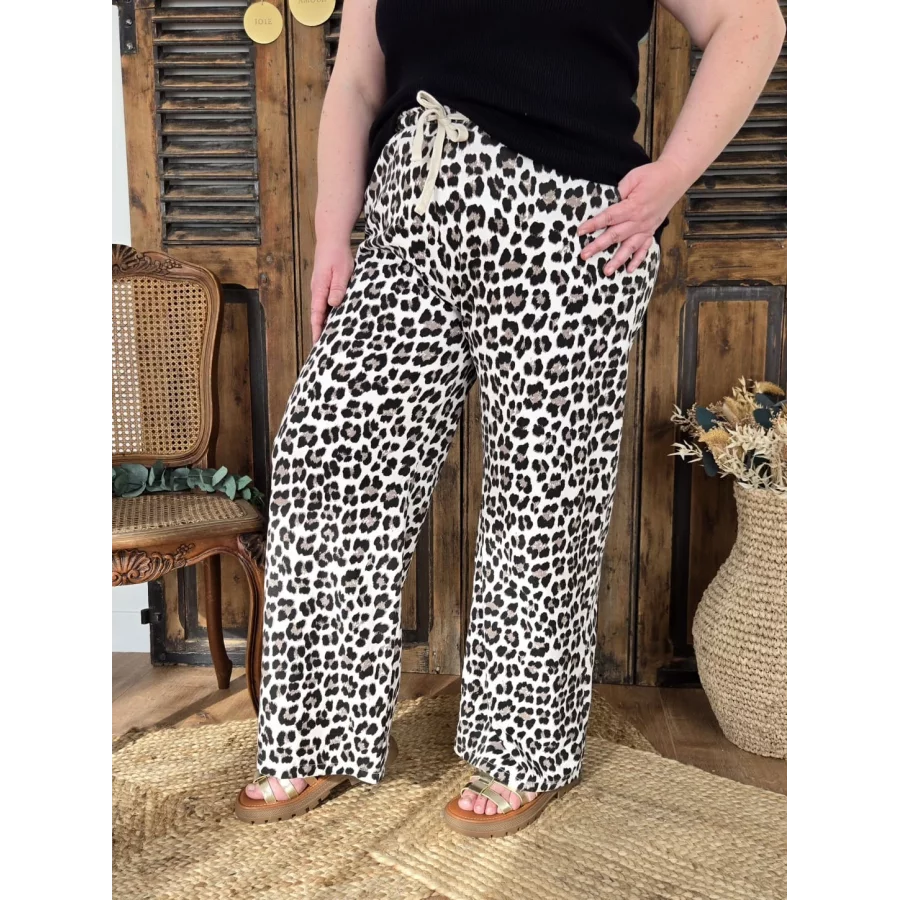 Jog pant Gatien Leopard beige