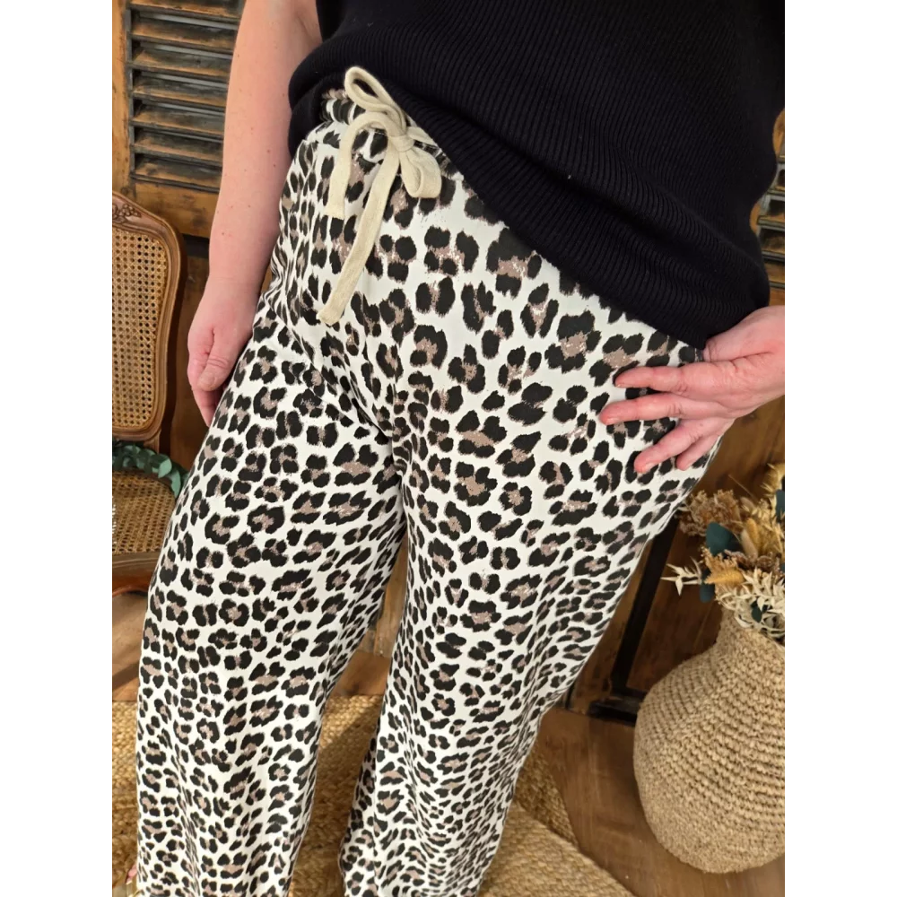 Jog pant Gatien Leopard beige
