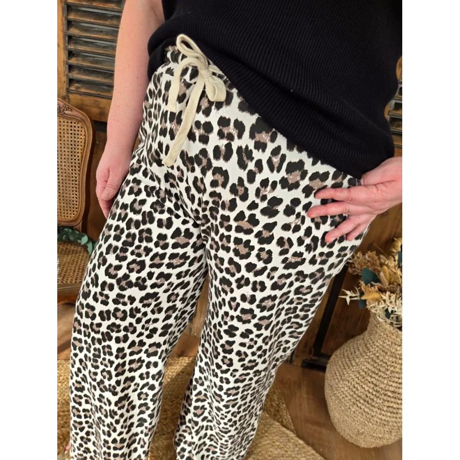 Jog pant Gatien Leopard beige