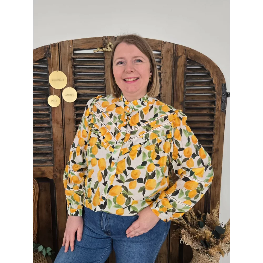 Blouse Sandra citrons
