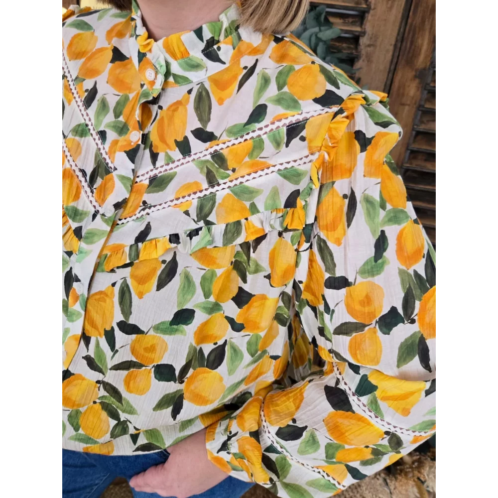 Blouse Sandra citrons