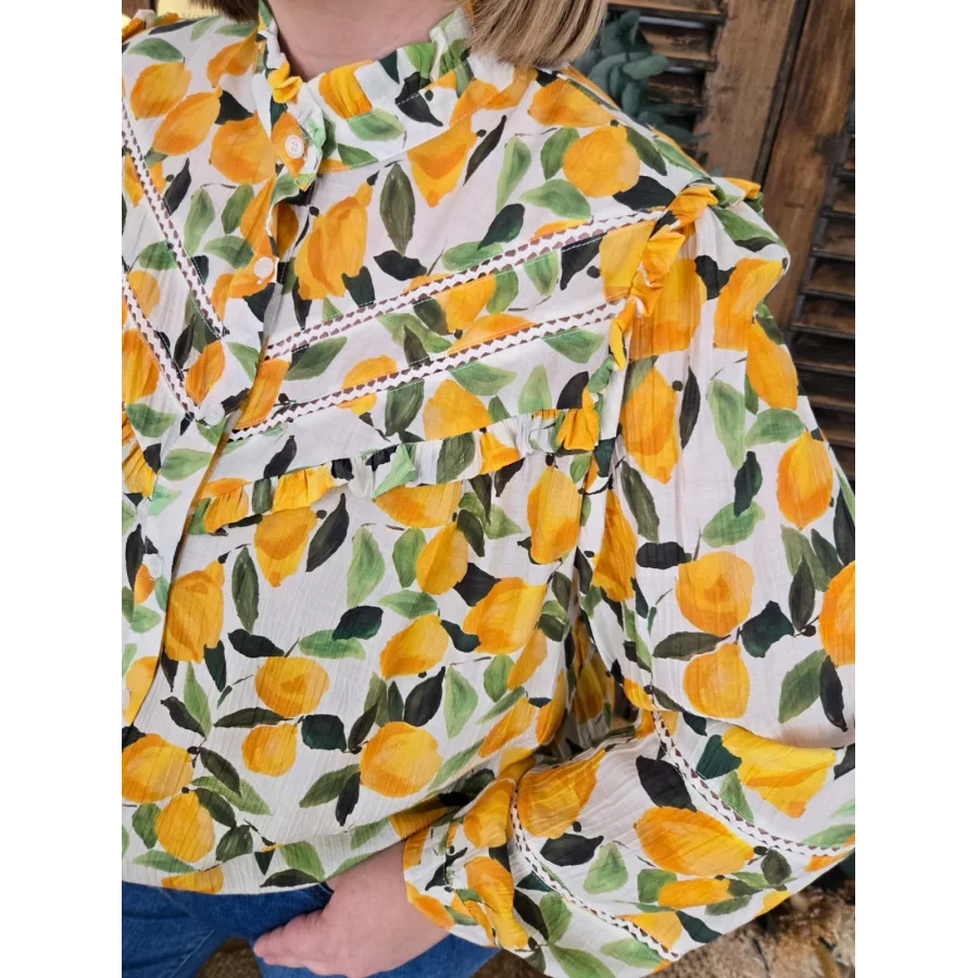 Blouse Sandra citrons