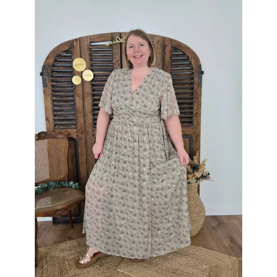 Robe longue Suzette voile