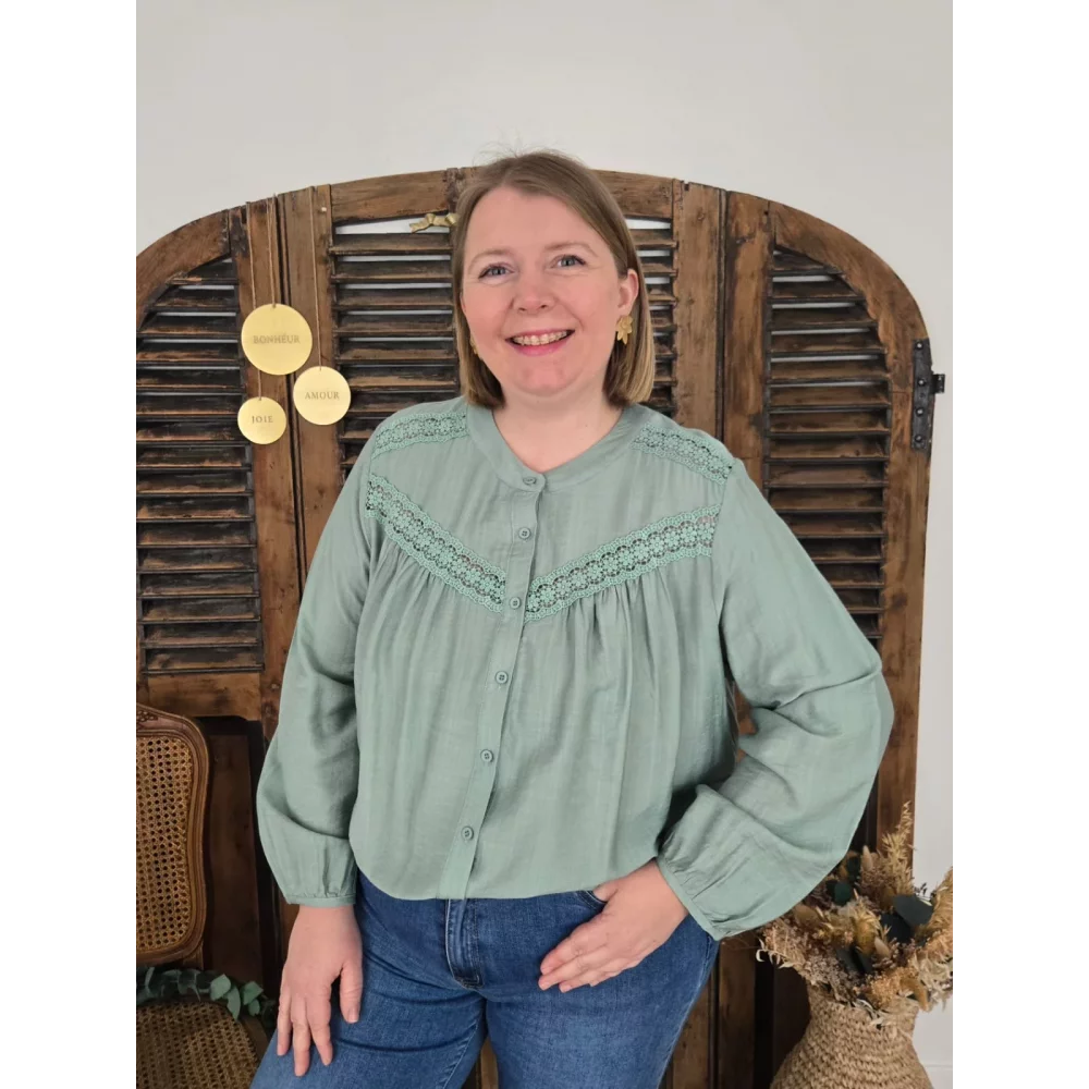 Blouse Paule vert