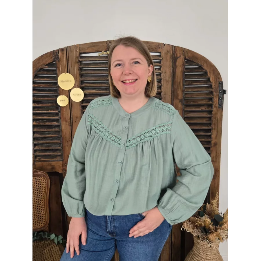 Blouse Paule vert