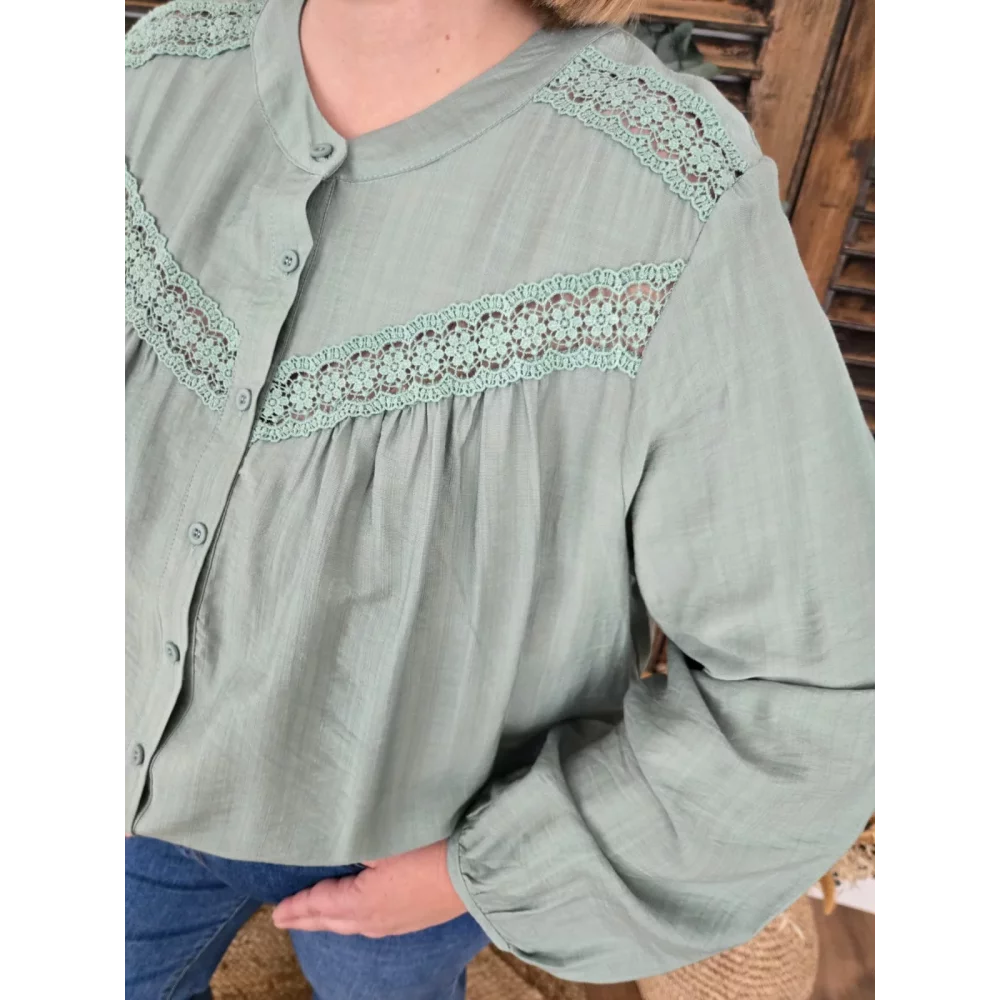 Blouse Paule vert