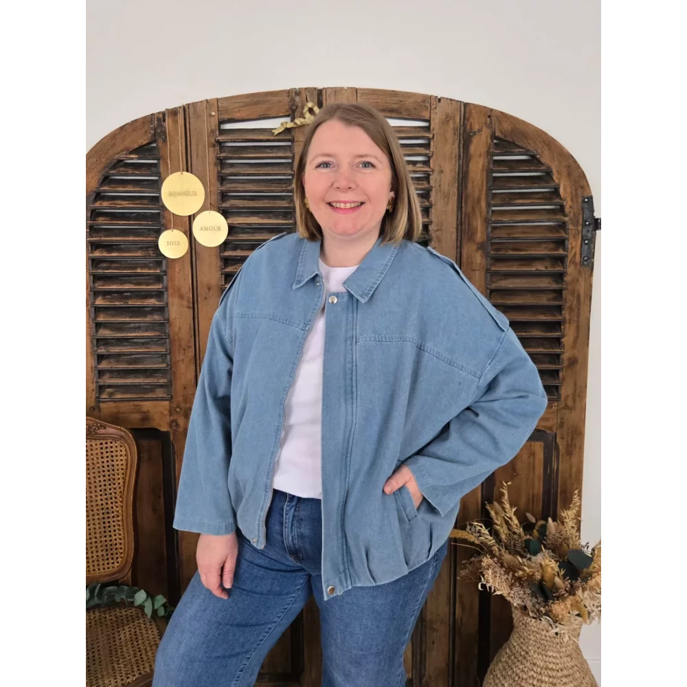 Blouson jean Tymeo