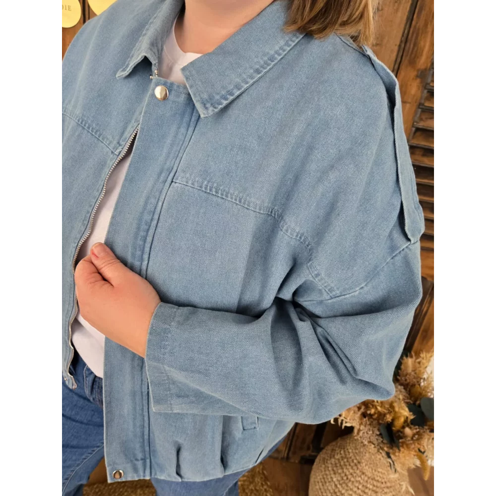 Blouson jean Tymeo