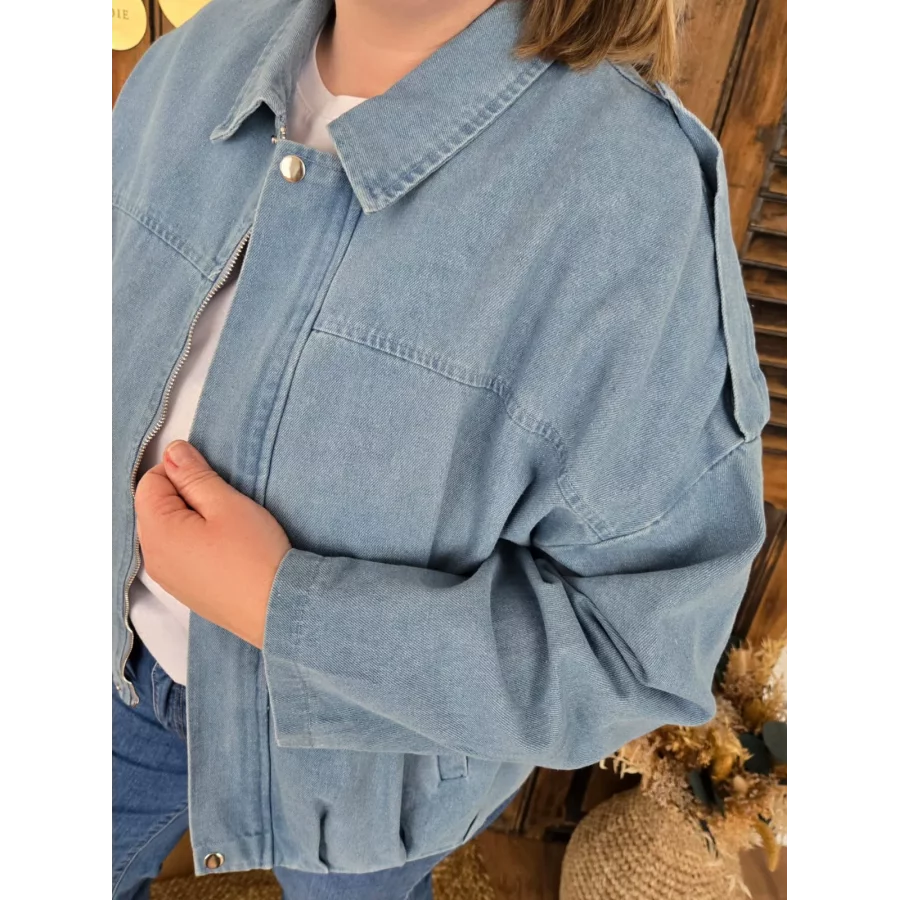 Blouson jean Tymeo