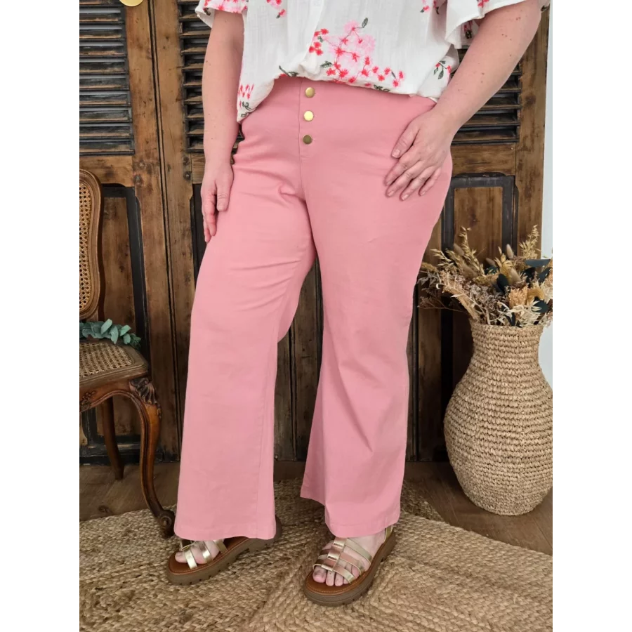 Pantalon Uriel rose