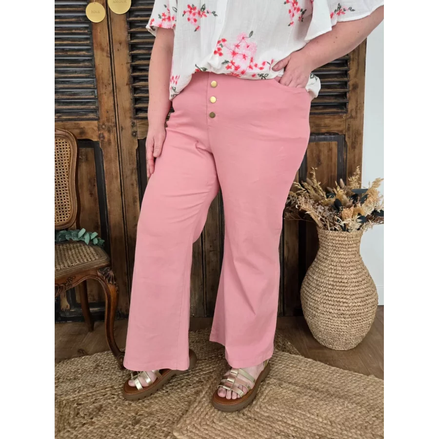 Pantalon Uriel rose