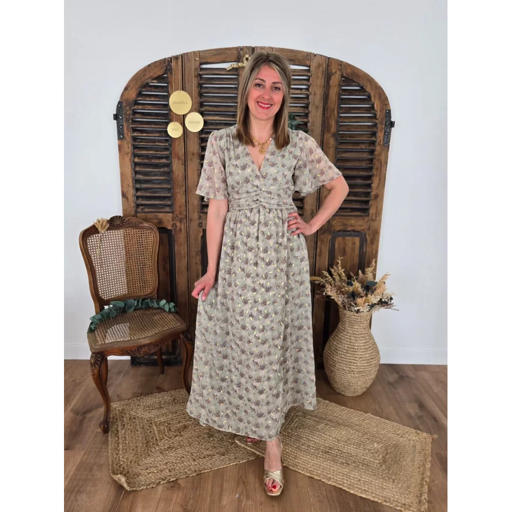 Robe longue Suzette voile