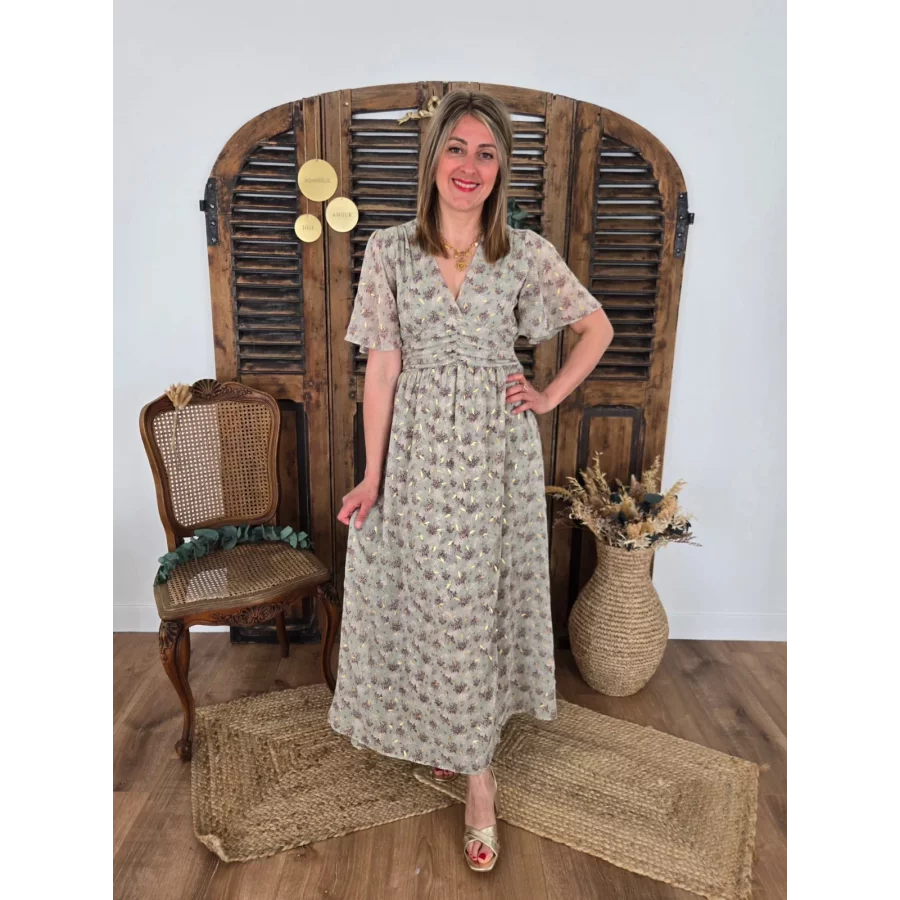 Robe longue Suzette voile