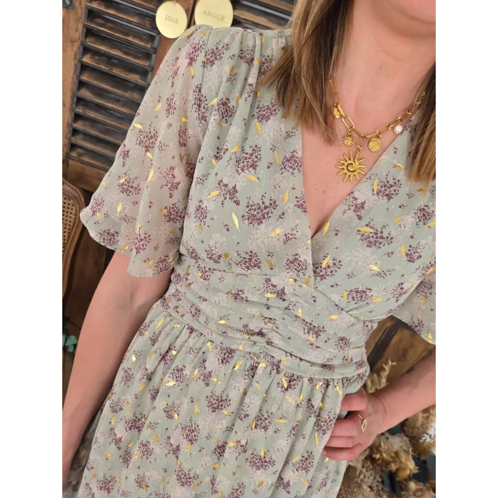 Robe longue Suzette voile