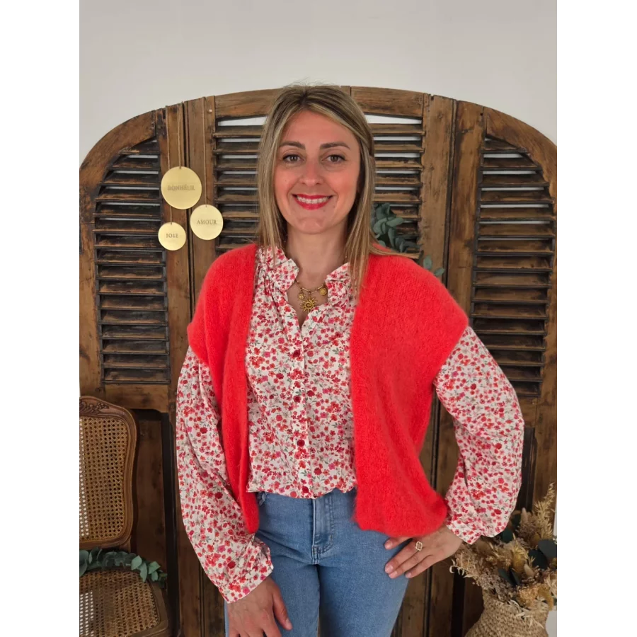 Gilet Hector corail Alpaga