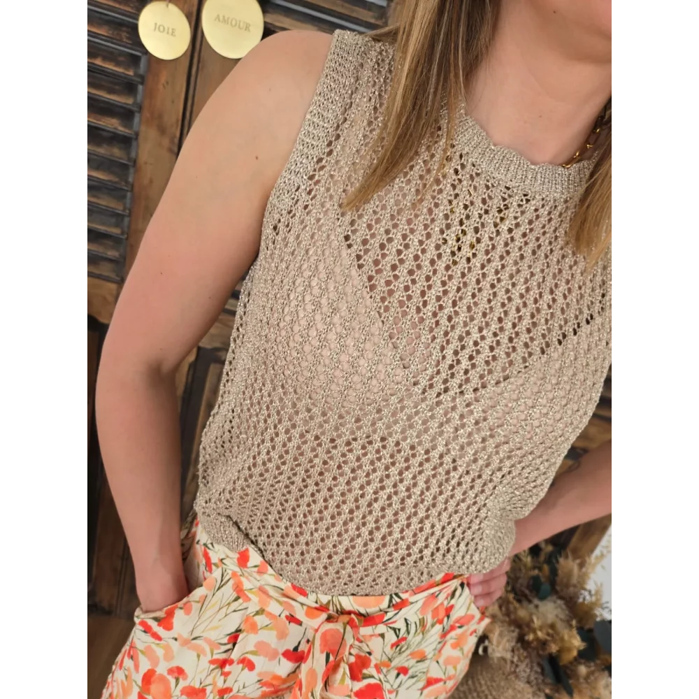 Top Nestor maille lurex