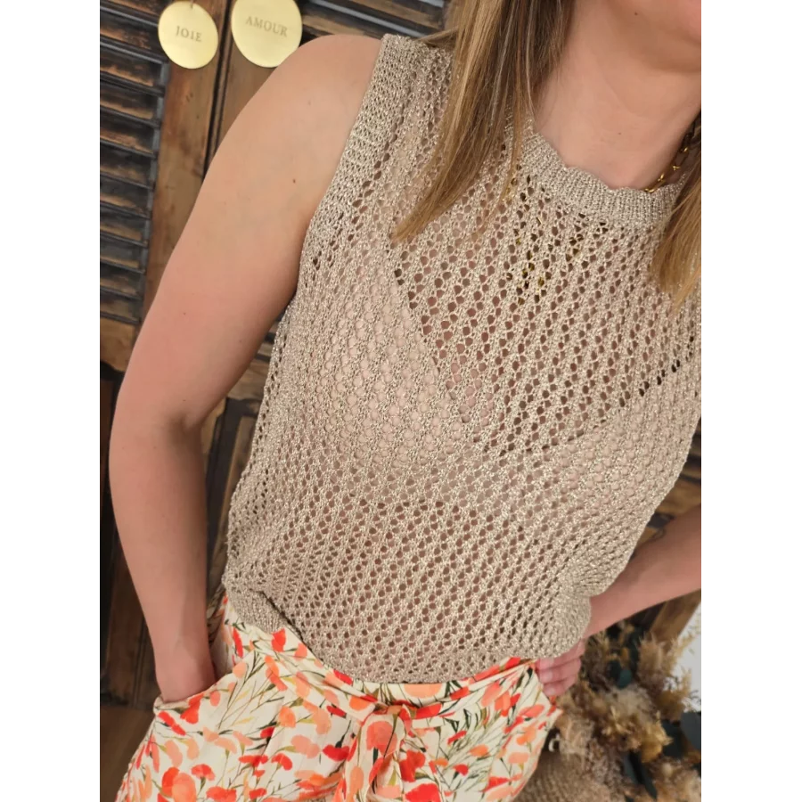 Top Nestor maille lurex