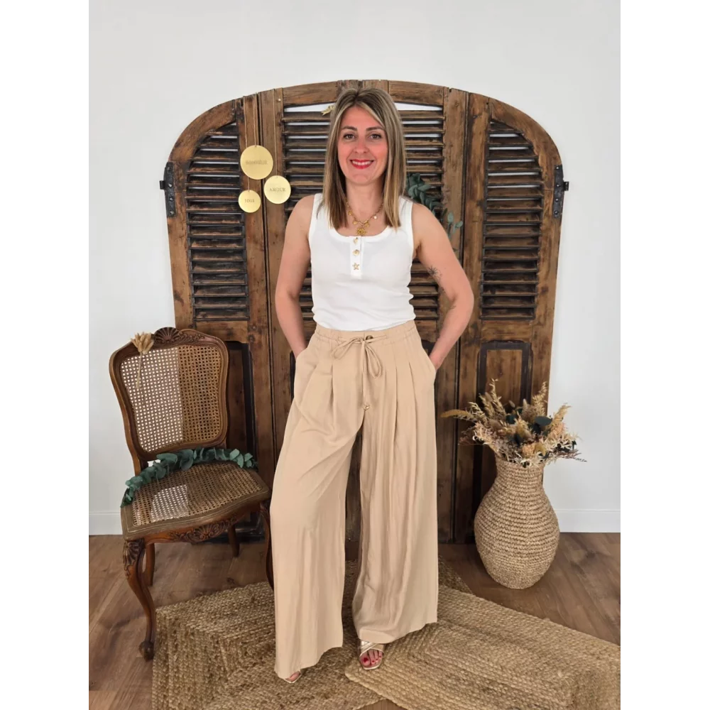 Pantalon Raoul beige