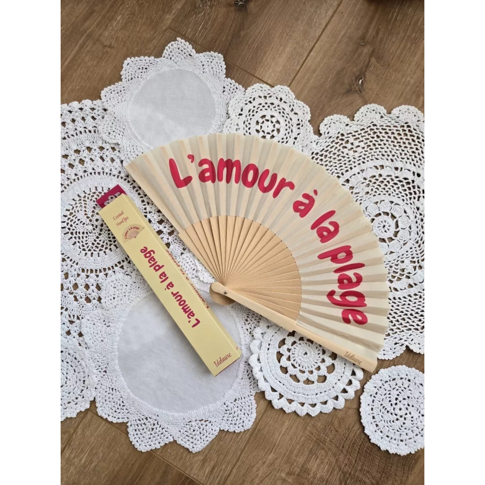 Eventail L'amour à la plage