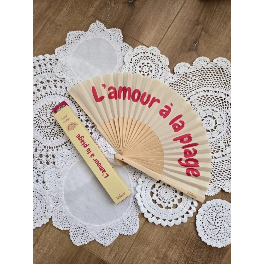 Eventail L'amour à la plage
