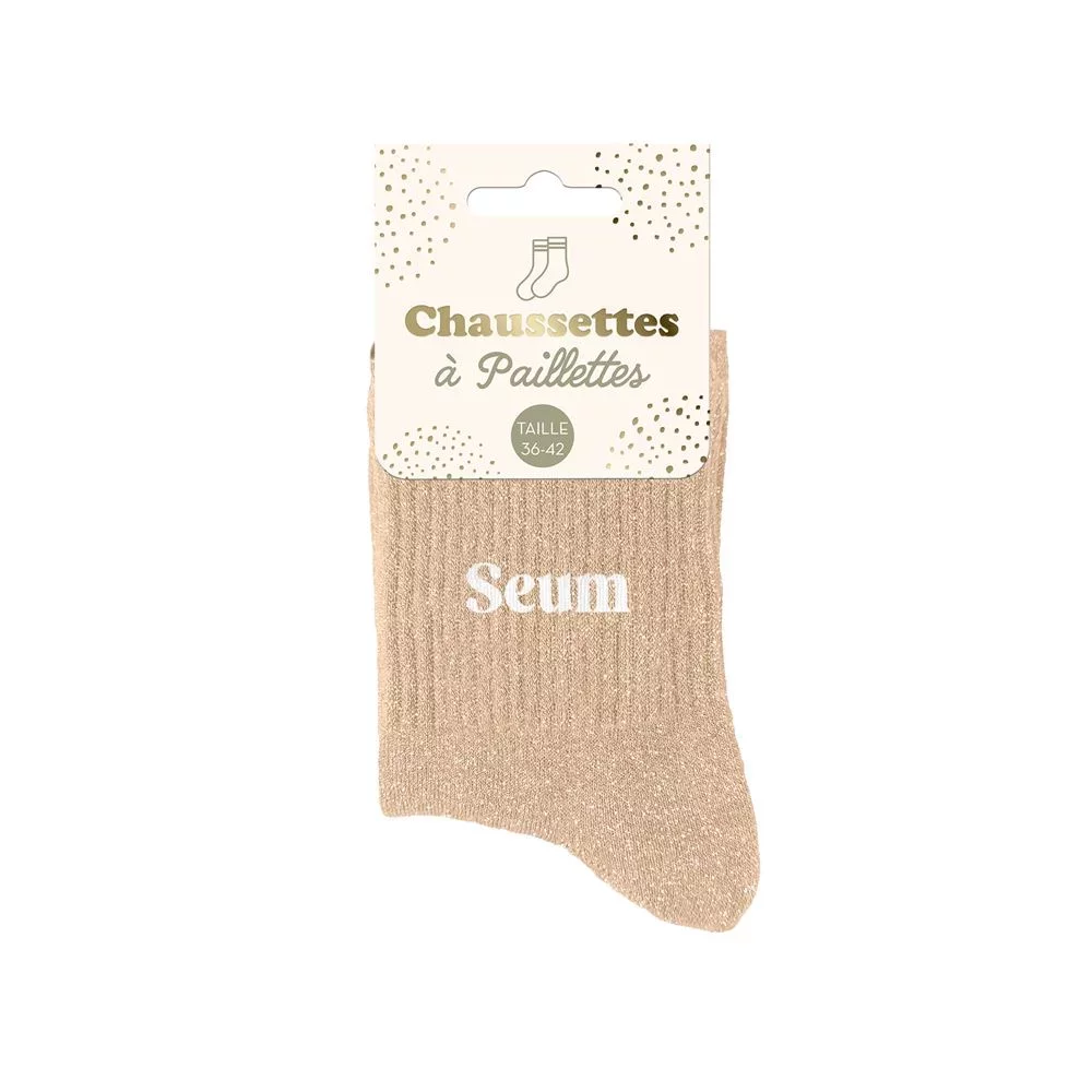 Chaussettes à paillettes Seum