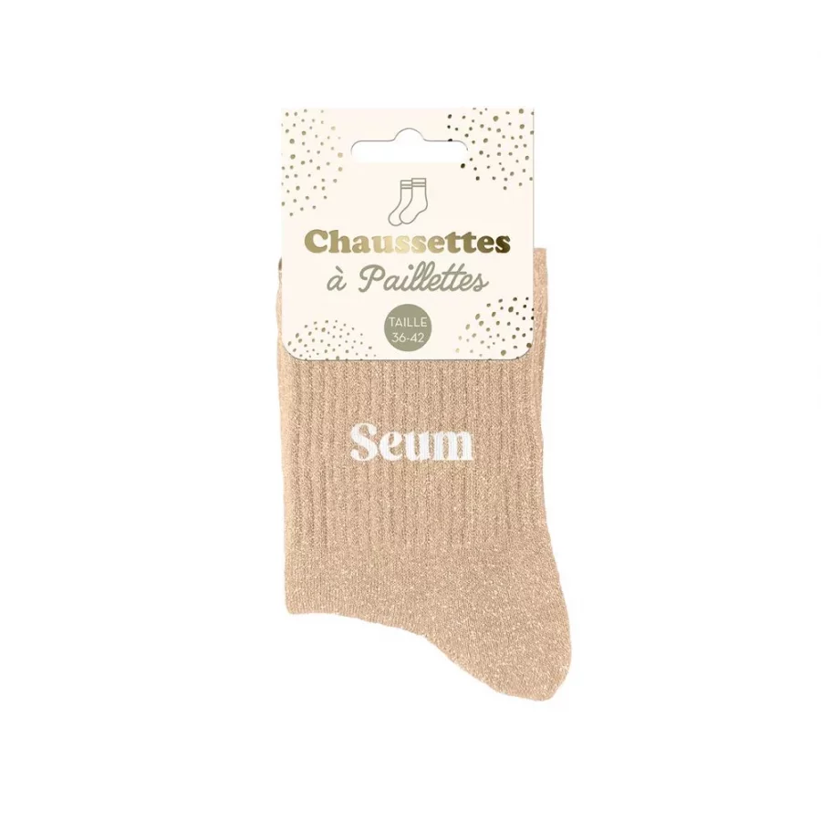 Chaussettes à paillettes Seum