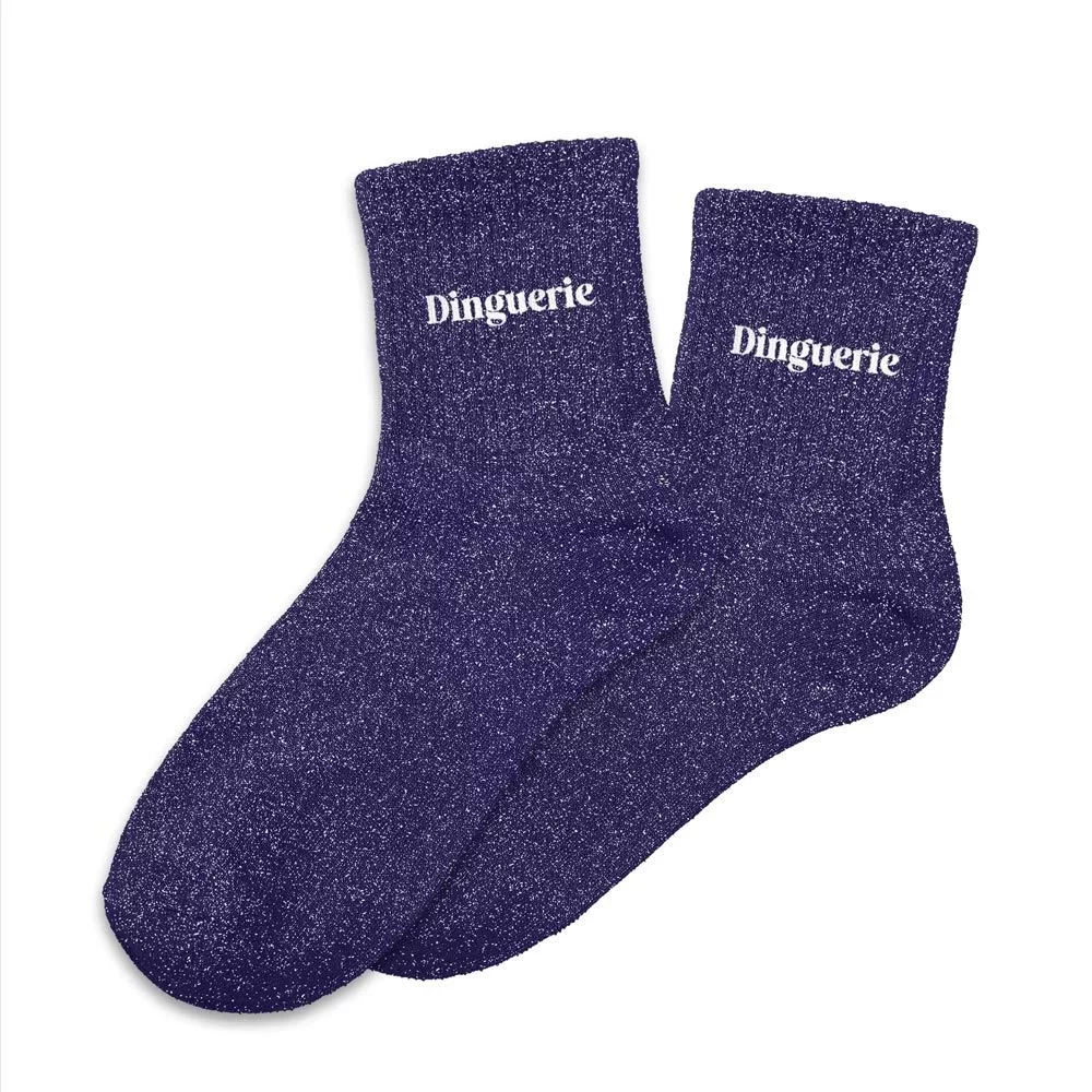 Chaussettes à paillettes Dinguerie