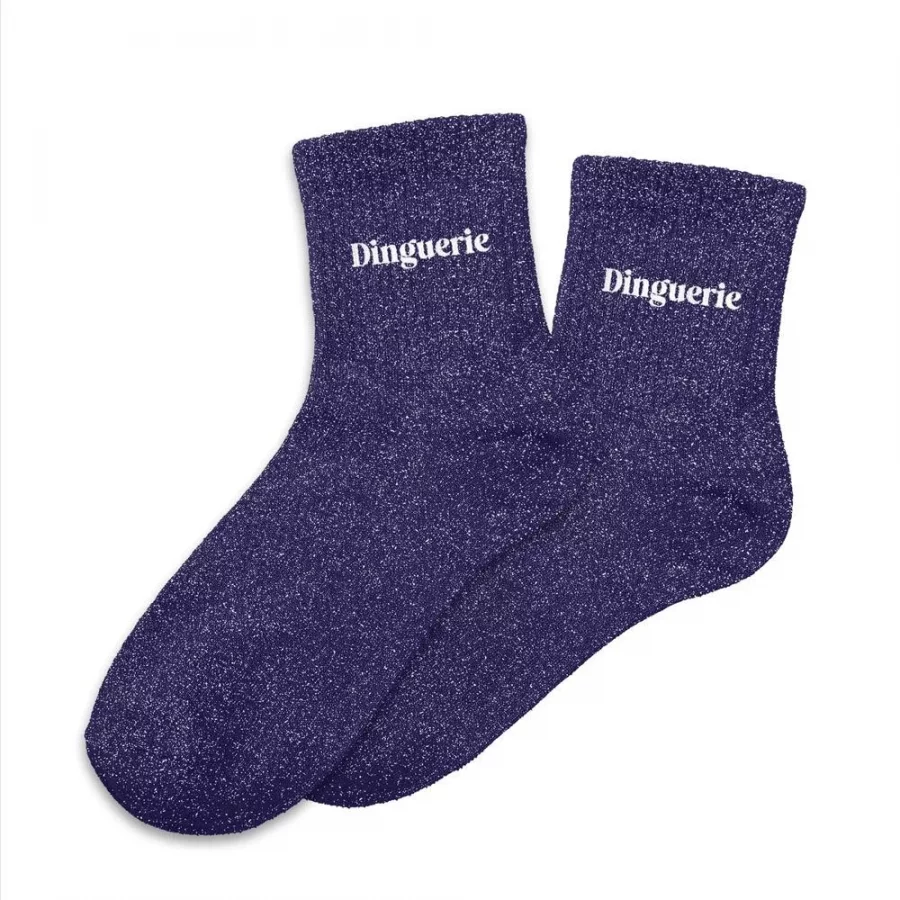 Chaussettes à paillettes Dinguerie