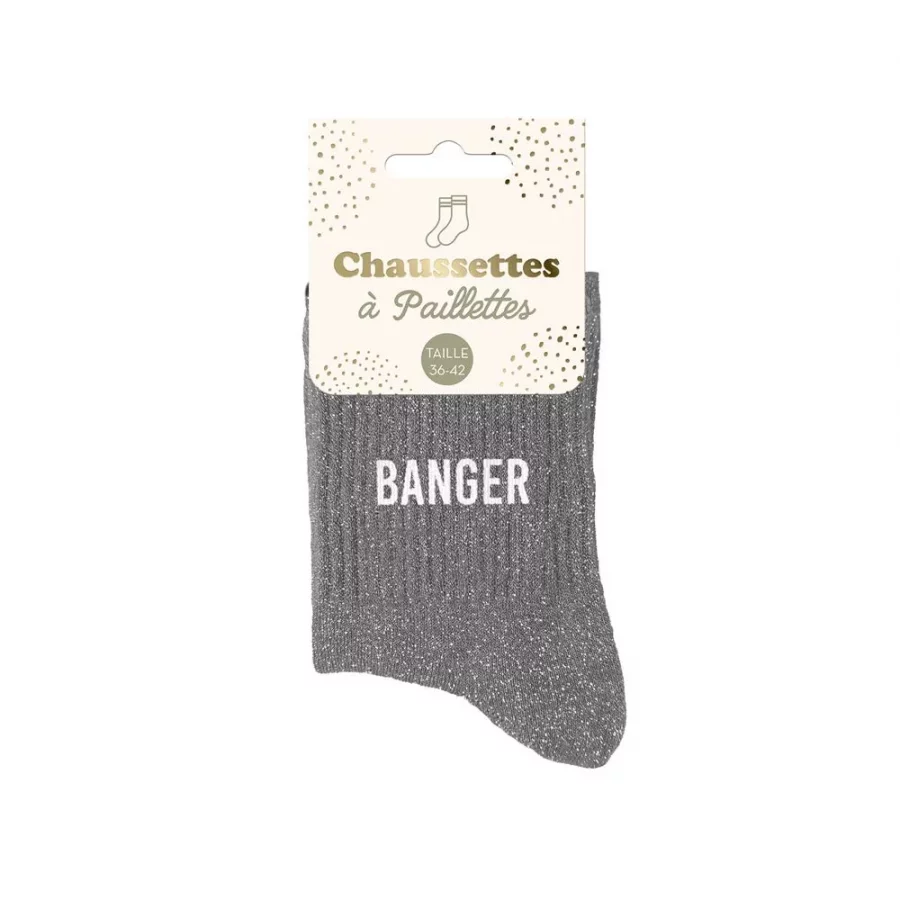 Chaussettes à paillettes Banger