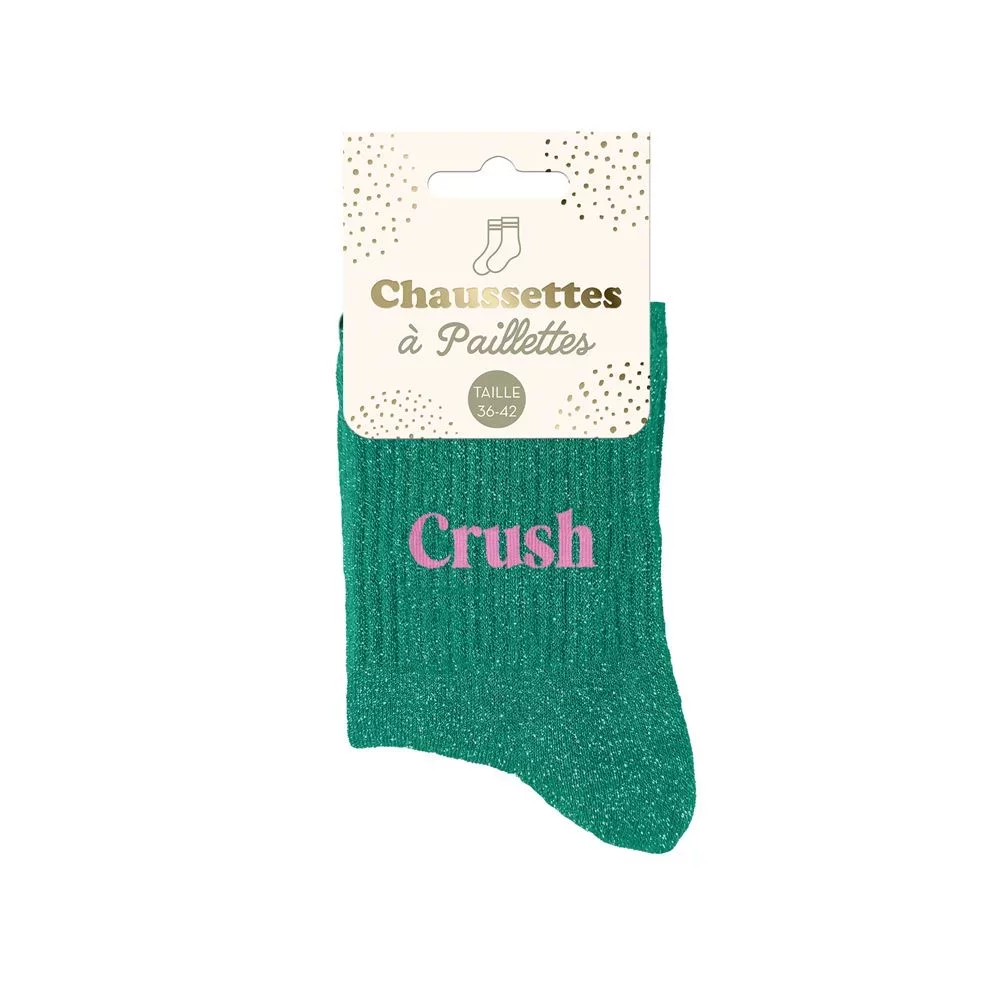 Chaussettes à paillettes Crush