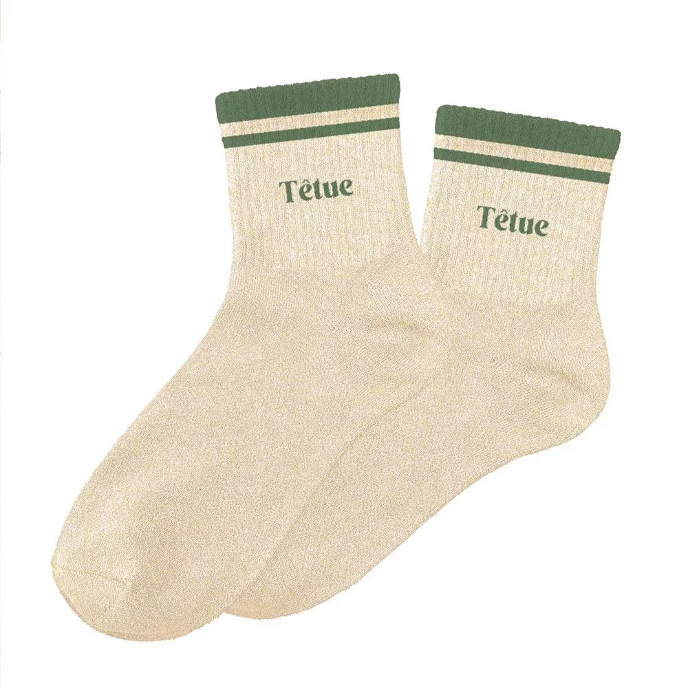 Chaussettes à paillettes sport Tetue