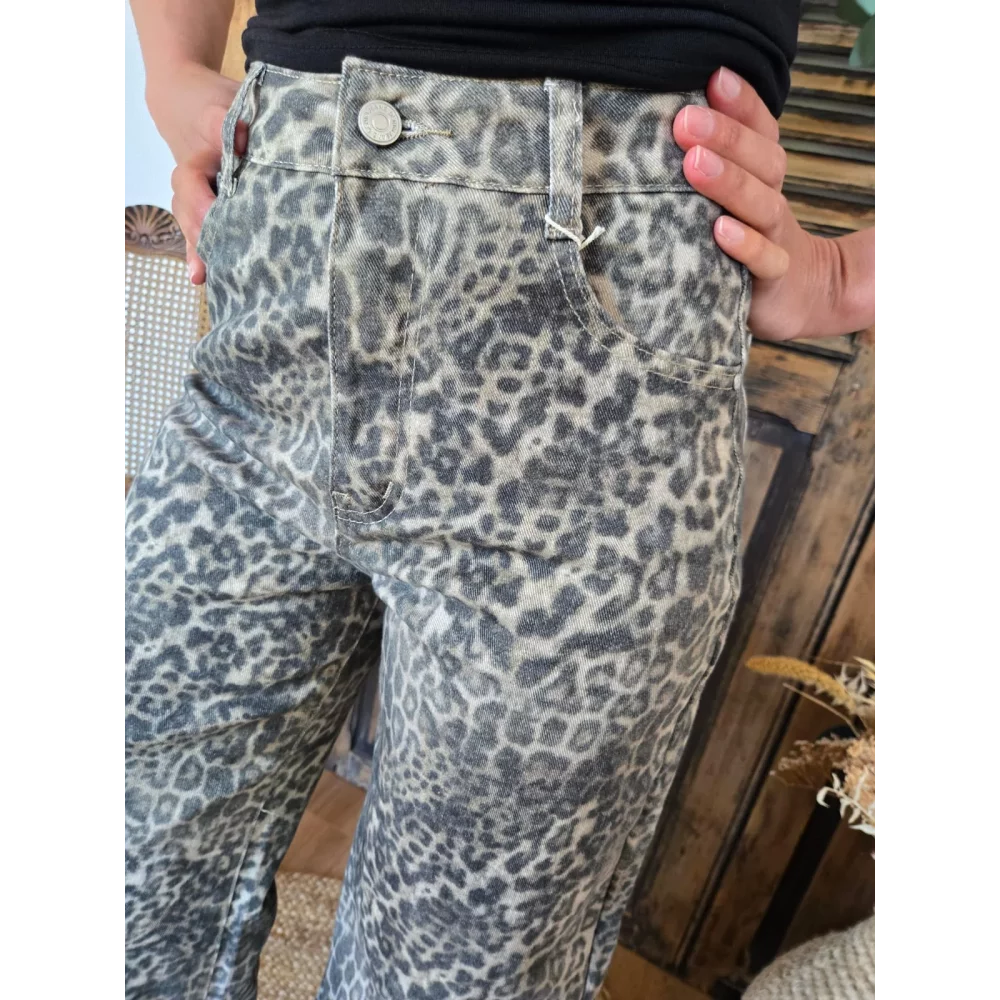 Jean leopard balloon/barrel
